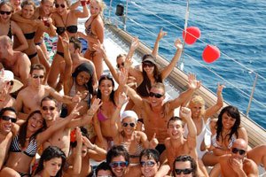 mtv booze cruise boat party Lanzarote