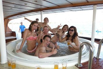 mtv booze cruise boat party Lanzarote