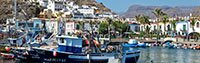 Puerto de Mog&aacute;n :: Harbours in Lanzarote