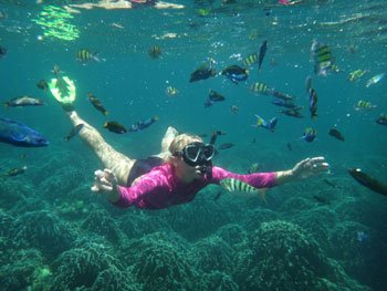 snorkeling swim Lanzarote